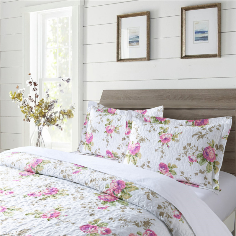 king size floral quilt sets